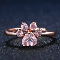 Sterling Silver 925 Rose Quartz Ring