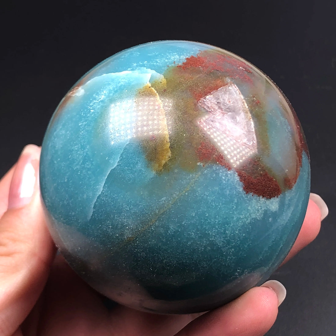 Natural Caribbean Calcite Sphere