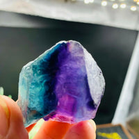 100g Bulk Natural Raw Rainbow Fluorite