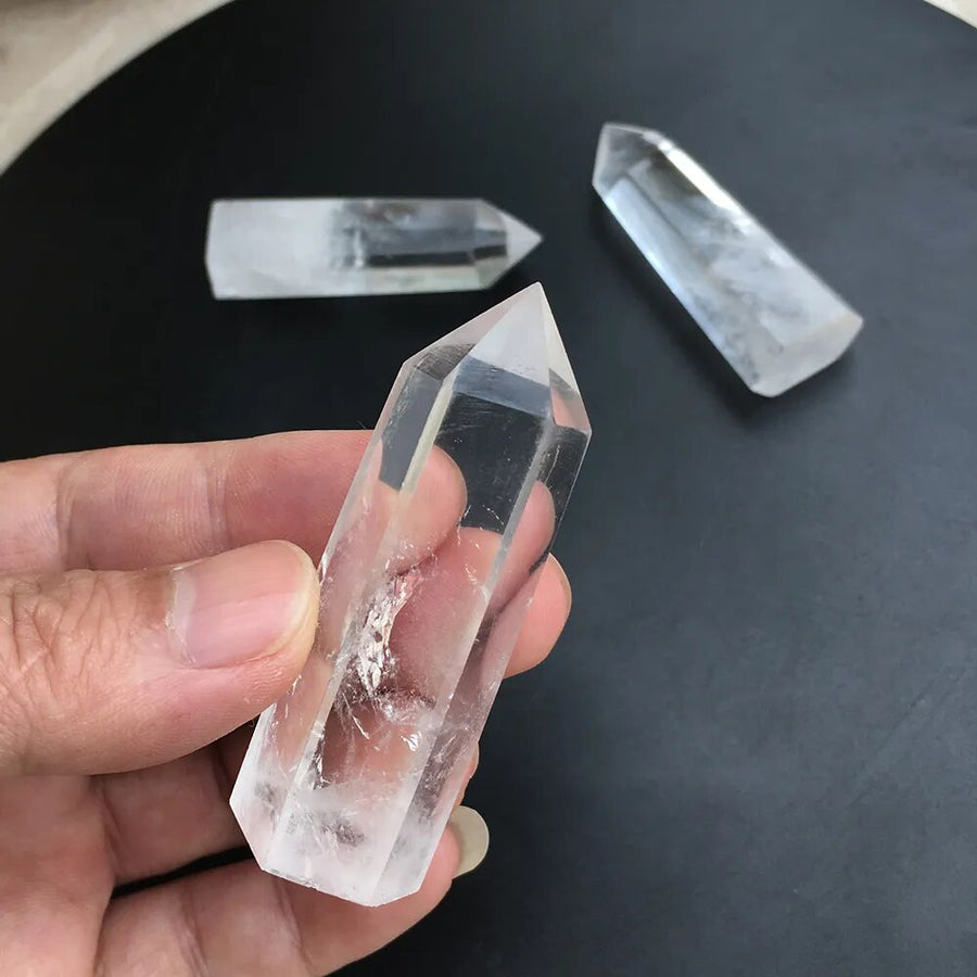 Natural Clear Quartz Tower