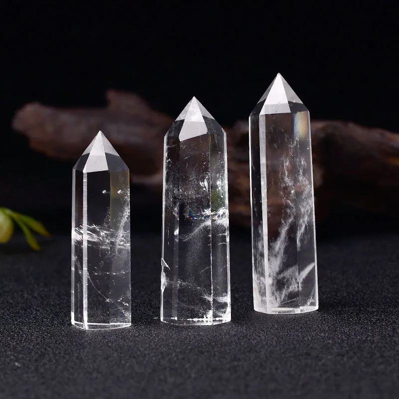 Natural Clear Quartz Tower