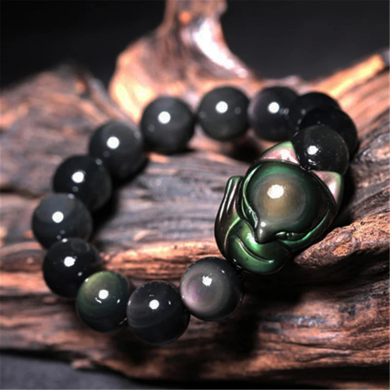 Rainbow Obsidian Bracelet