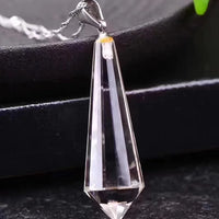 High Quality Clear Quartz Necklace Pendulum