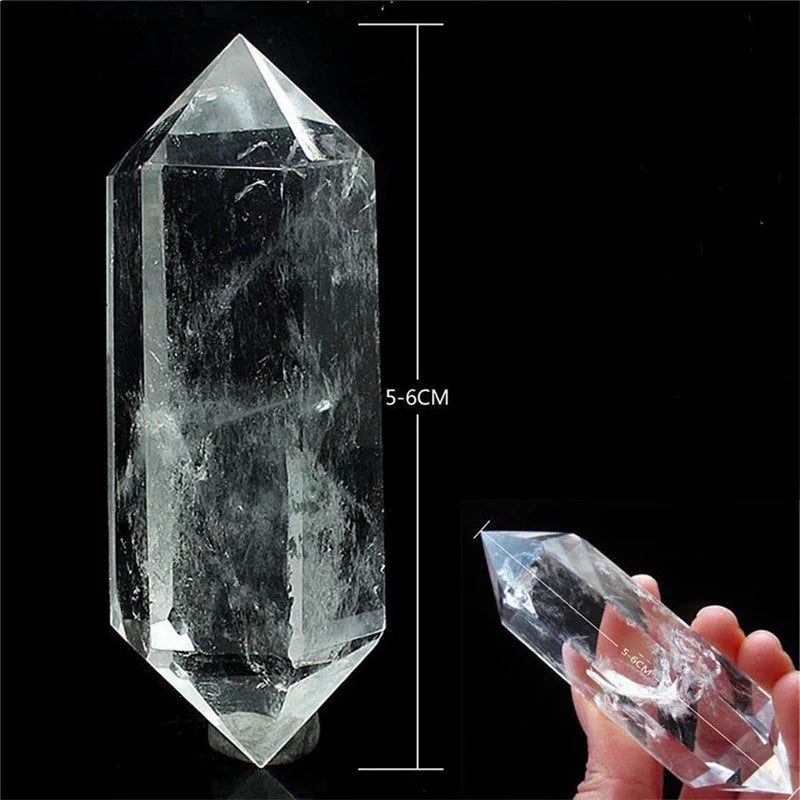 50-60mm Natural Clear Quartz DT