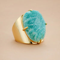 High Quality Amazonite Ring