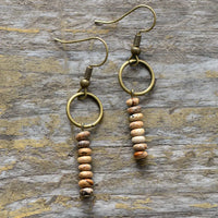 Vintage Natural Stone Bohemian Dangle Earring