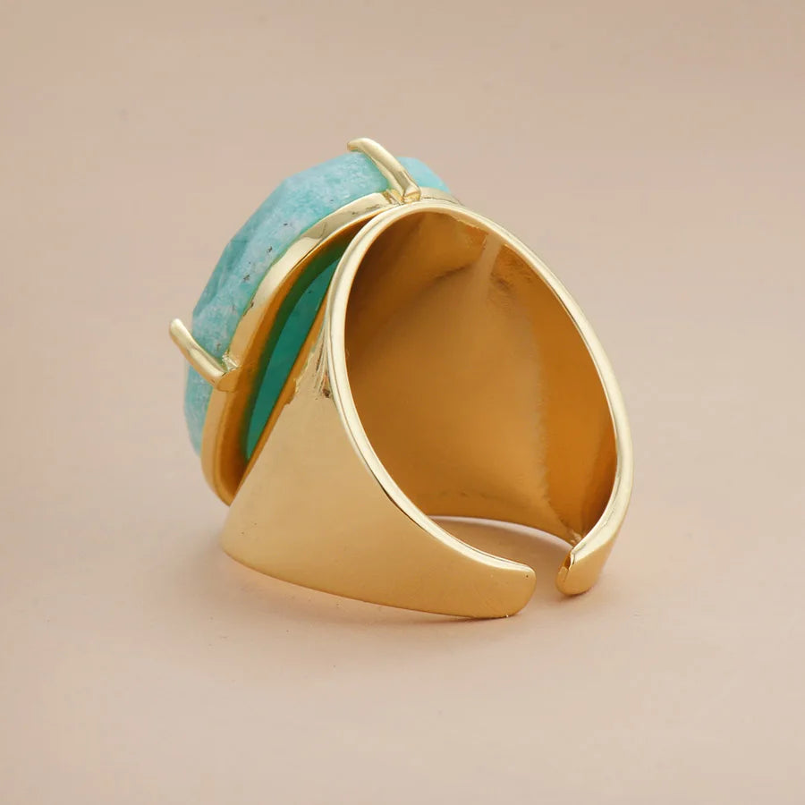 High Quality Amazonite Ring