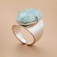 High Quality Amazonite Ring