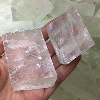 Natural Raw White Calcite Iceland Spar