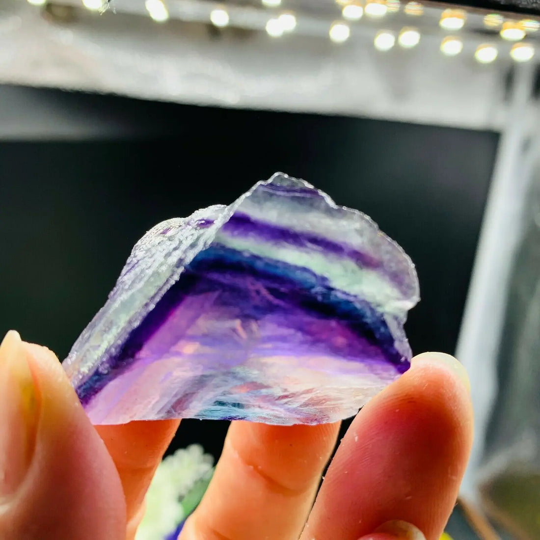 100g Bulk Natural Raw Rainbow Fluorite