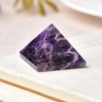 Natural Fluorite Pyramid Healing Crystal