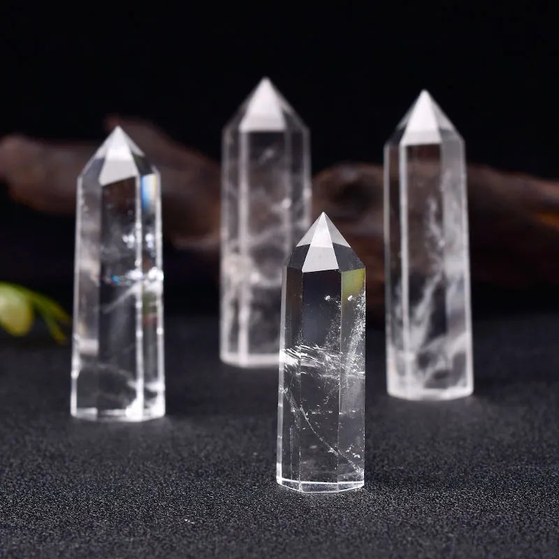 Natural Clear Quartz Tower