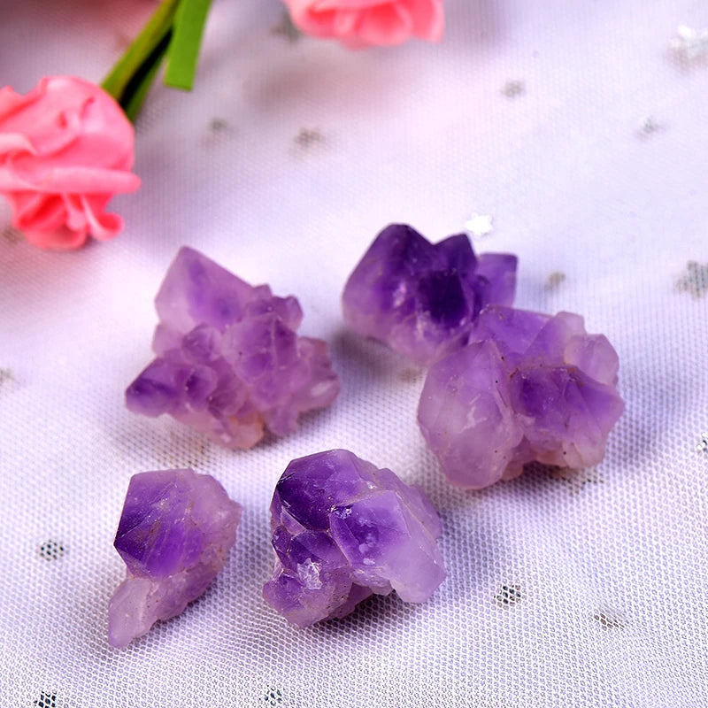 50/100g Natural Amethyst Raw Small Cluster