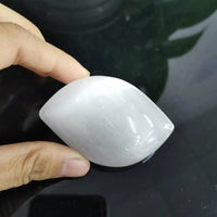 Natural Selenite Palm Stone