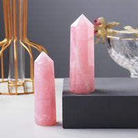 Natural Rose Quartz Tower