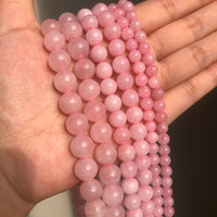 Madagascar Rose Quartz Bead 4/6/8/10mm