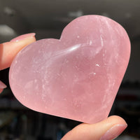 Natural Rose Quartz Heart