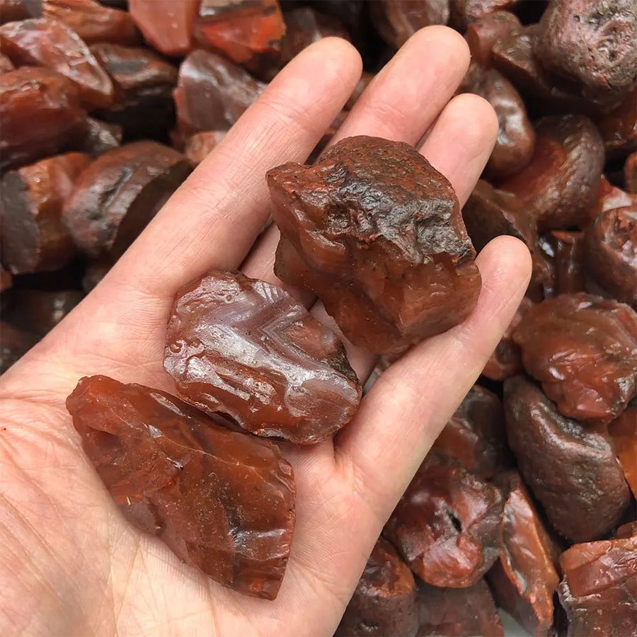 Natural Rough Raw Carnelian Stone