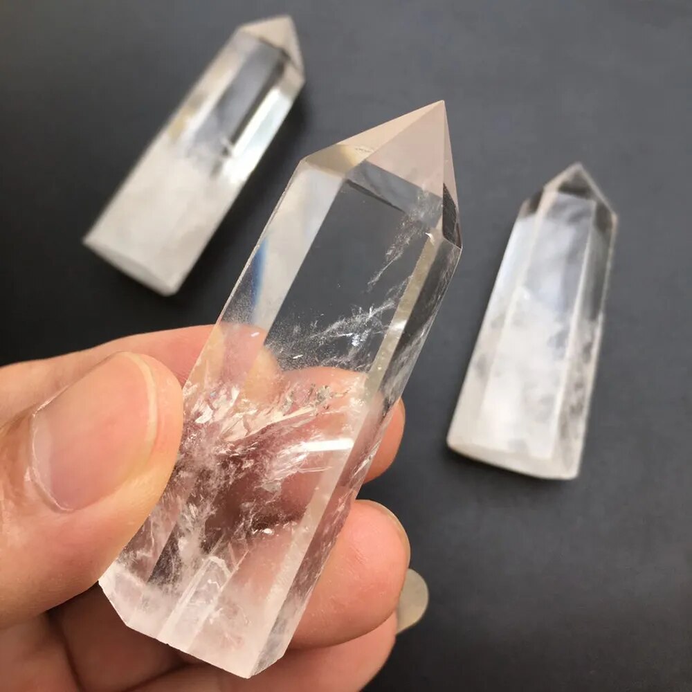 Natural Clear Quartz Tower