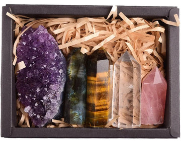 Natural Crystal Healing Box