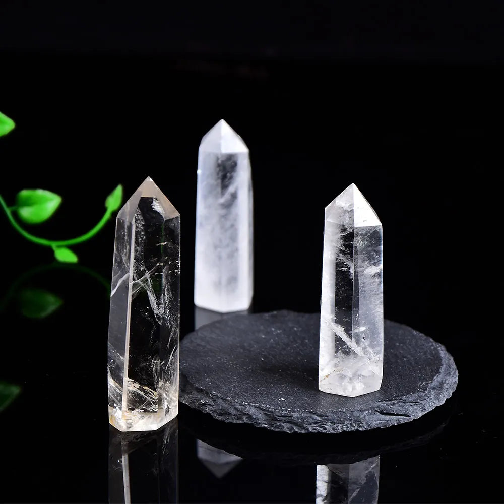 Natural Clear Quartz Tower