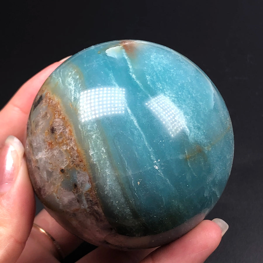 Natural Caribbean Calcite Sphere