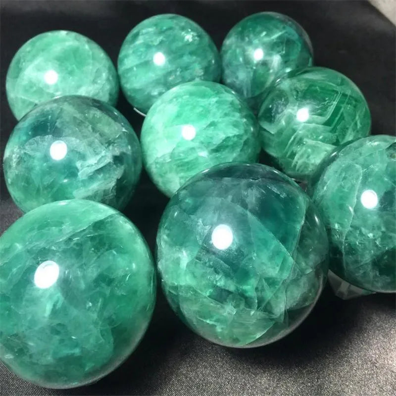 Natural Rainbow Fluorite Sphere