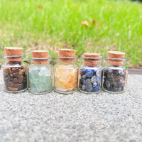 Mini Assorted Customized Crystal Healing Chip Gemstone Bottle