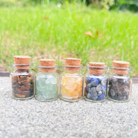 Mini Assorted Customized Crystal Healing Chip Gemstone Bottle