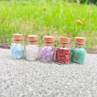 Mini Assorted Customized Crystal Healing Chip Gemstone Bottle