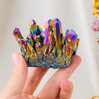 Aura Rainbow Quartz Cluster