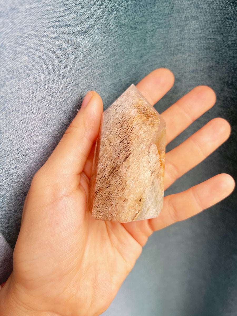 Thousand Layer Lodolite Quartz Points