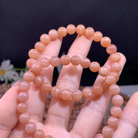 Sunstone Bead Bracelet