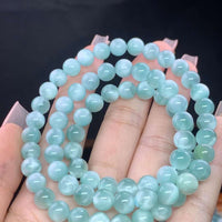 Green Larimar Bead Bracelet