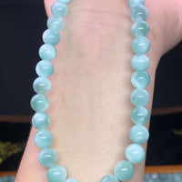 Green Larimar Bead Bracelet