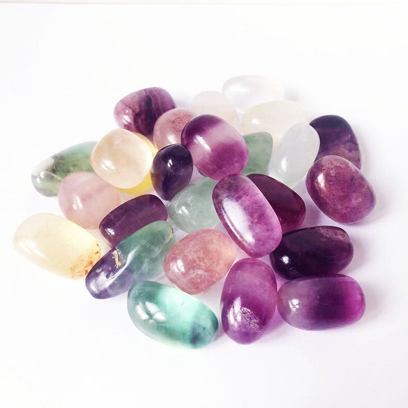 Rainbow Fluorite Tumbled Stones