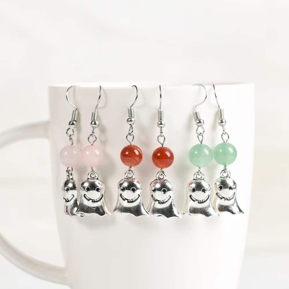 Halloween Gemstone Earrings