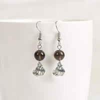 Halloween Pumpkin Gemstone Earrings