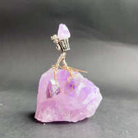 Amethyst Miner Art Piece