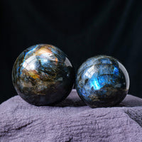 Labradorite Sphere With Free Stand