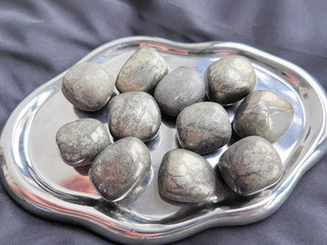 Pyrite Tumbled Stones