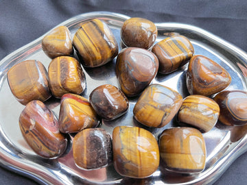 Tigers Eye Tumbled Stones