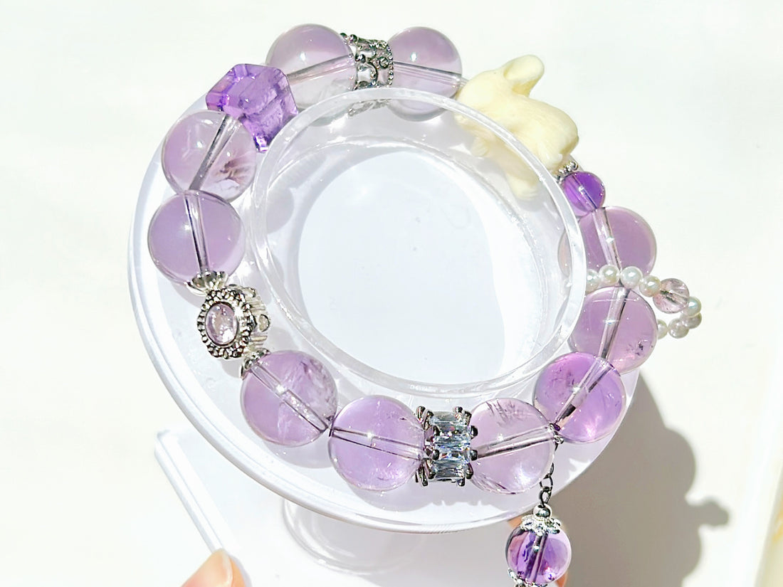 Handmade Bolivia Amethyst Bracelet