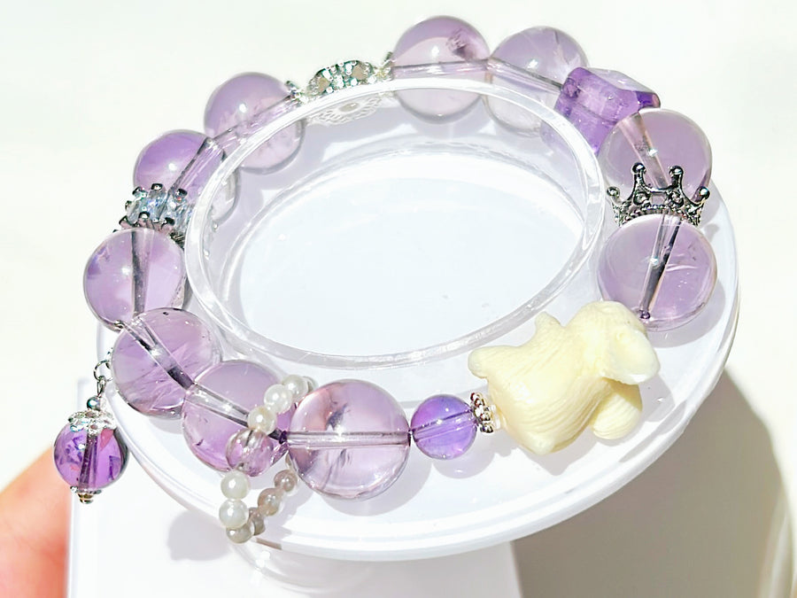 Handmade Bolivia Amethyst Bracelet