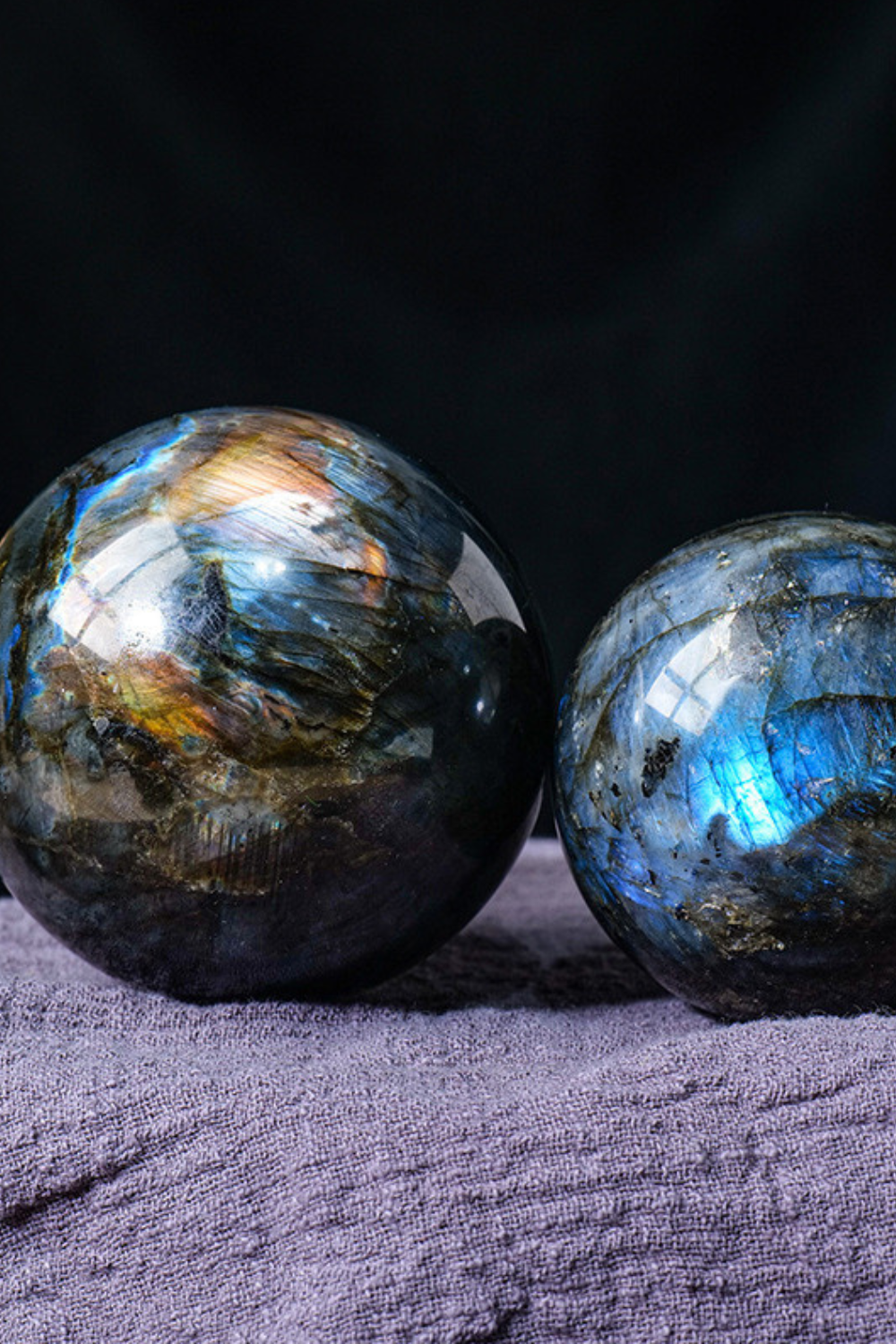 Labradorite Sphere With Free Stand