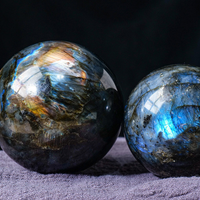 Labradorite Sphere With Free Stand