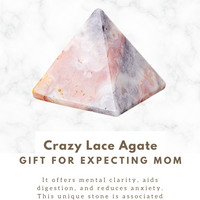 Crazy Lace Agate Pyramid Natural Crystal Pyramid