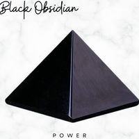 Black Obsidian Pyramid