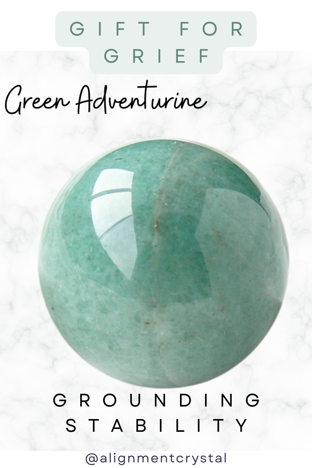 Green Aventurine Sphere With Free Stand