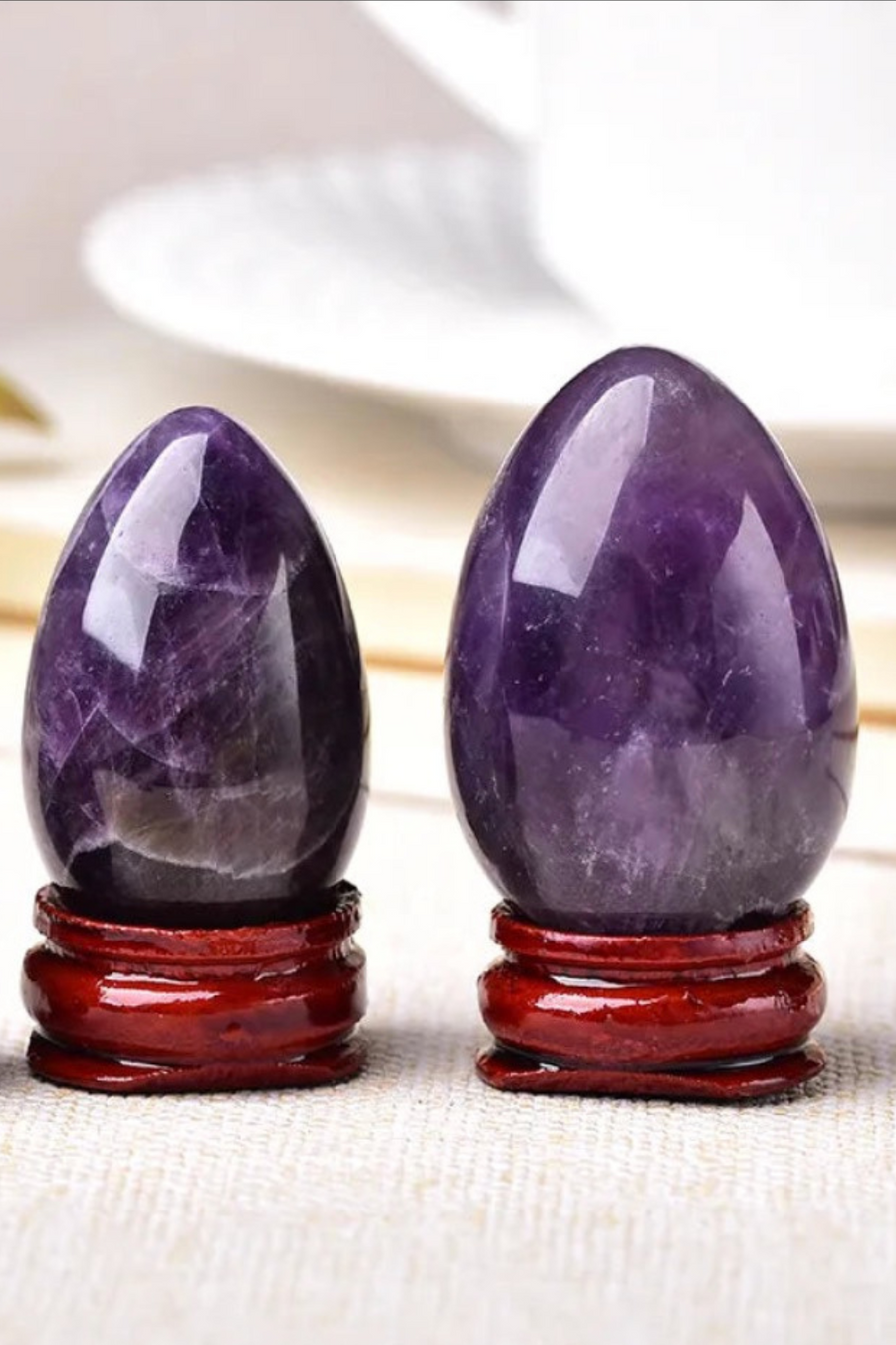 Natural Crystal Egg Carving